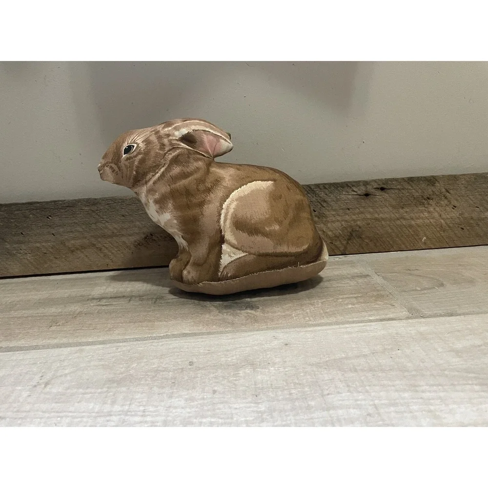Vintage Brown‎ Rabbit Decorative Pillow Stuffed Animal 15
